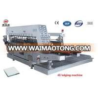 High efficiency 45 degree glass double edging polishing machine